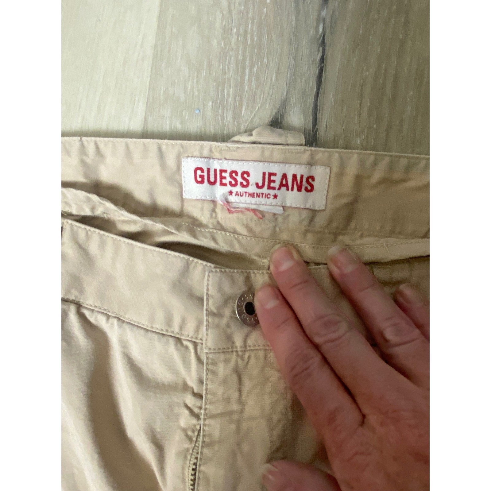 Vintage Guess Cargo Capri Pants 90’s Y2K Low Rise Women’s M