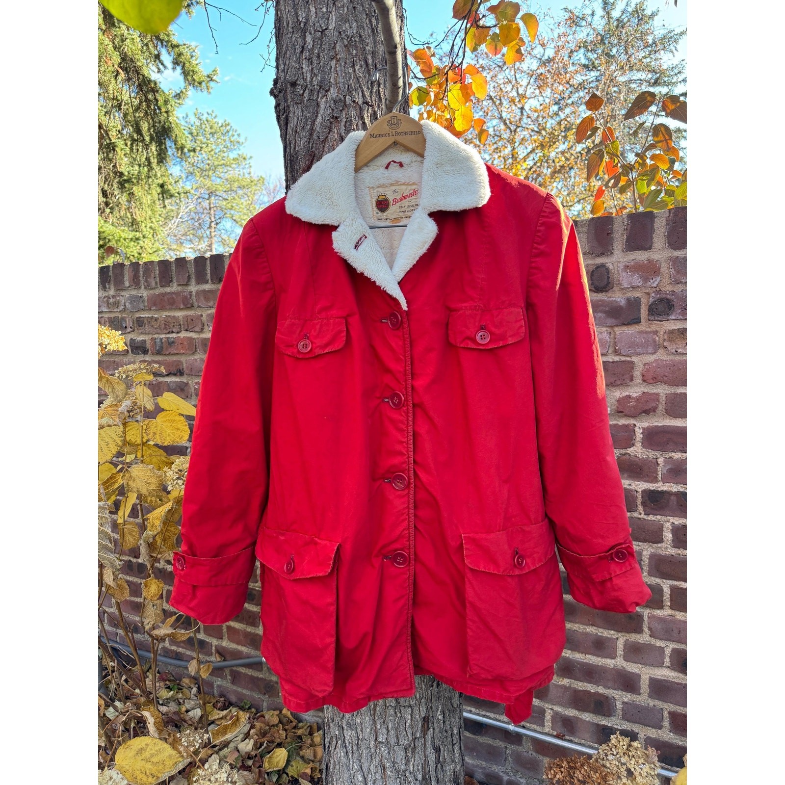 Vintage RARE 1950s Zero King Bushmaster Lined Cotton Hunting Jacket Coat