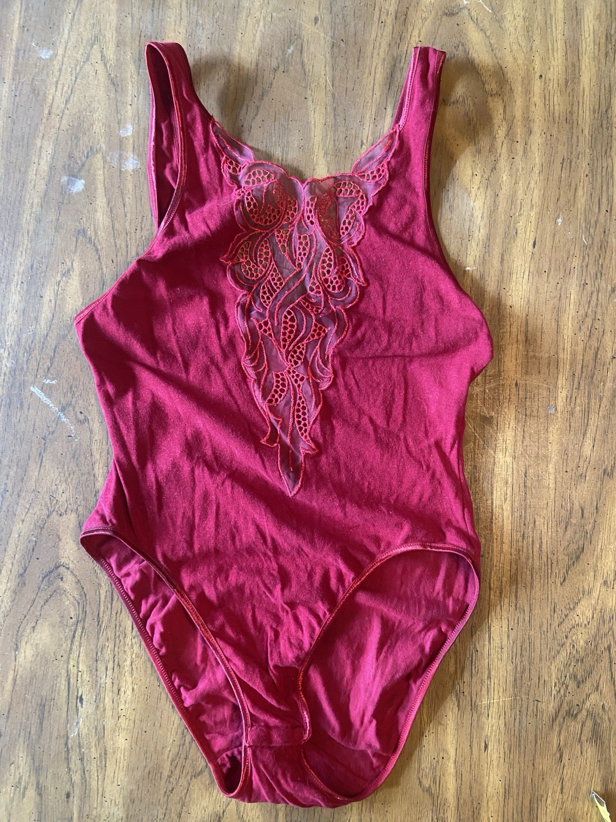 Vintage Lingerie Bodysuit By Jones New York In large -1a
