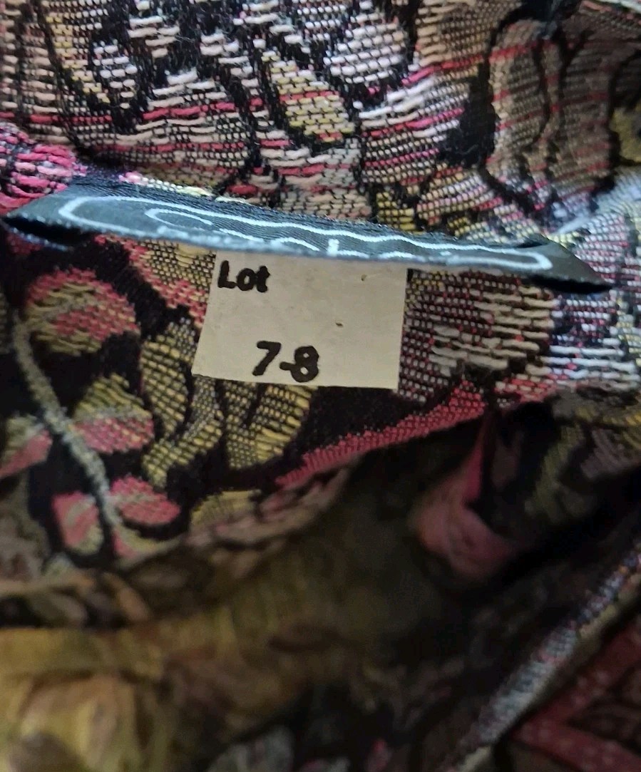 Vintage Cachet by Bari Protas Cropped Tapestry Jacket Floral Brocade Blazer