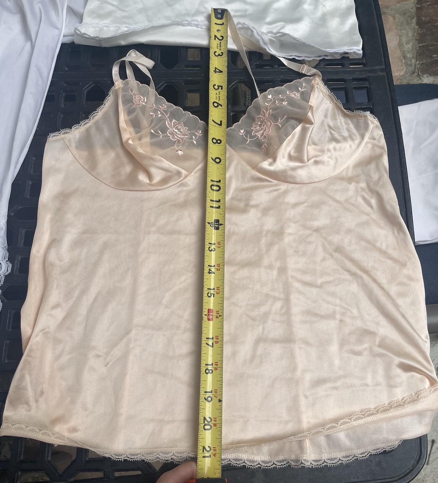 Vintage Lot Lingerie Babydoll Cami Camisole Satin Silky Boudoir Slip Small S