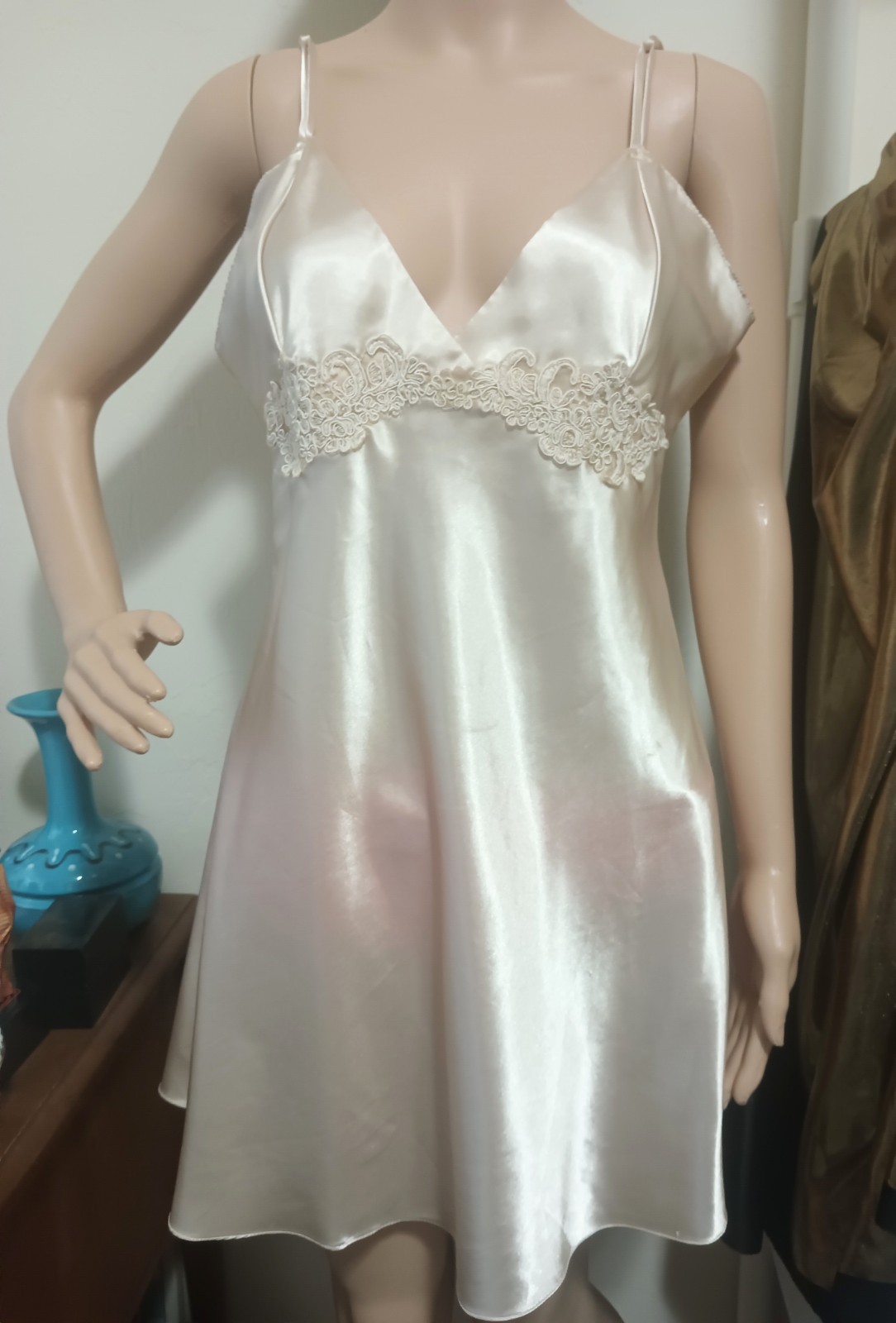 Collection by Intime of California Lingerie Beige Slip Gown