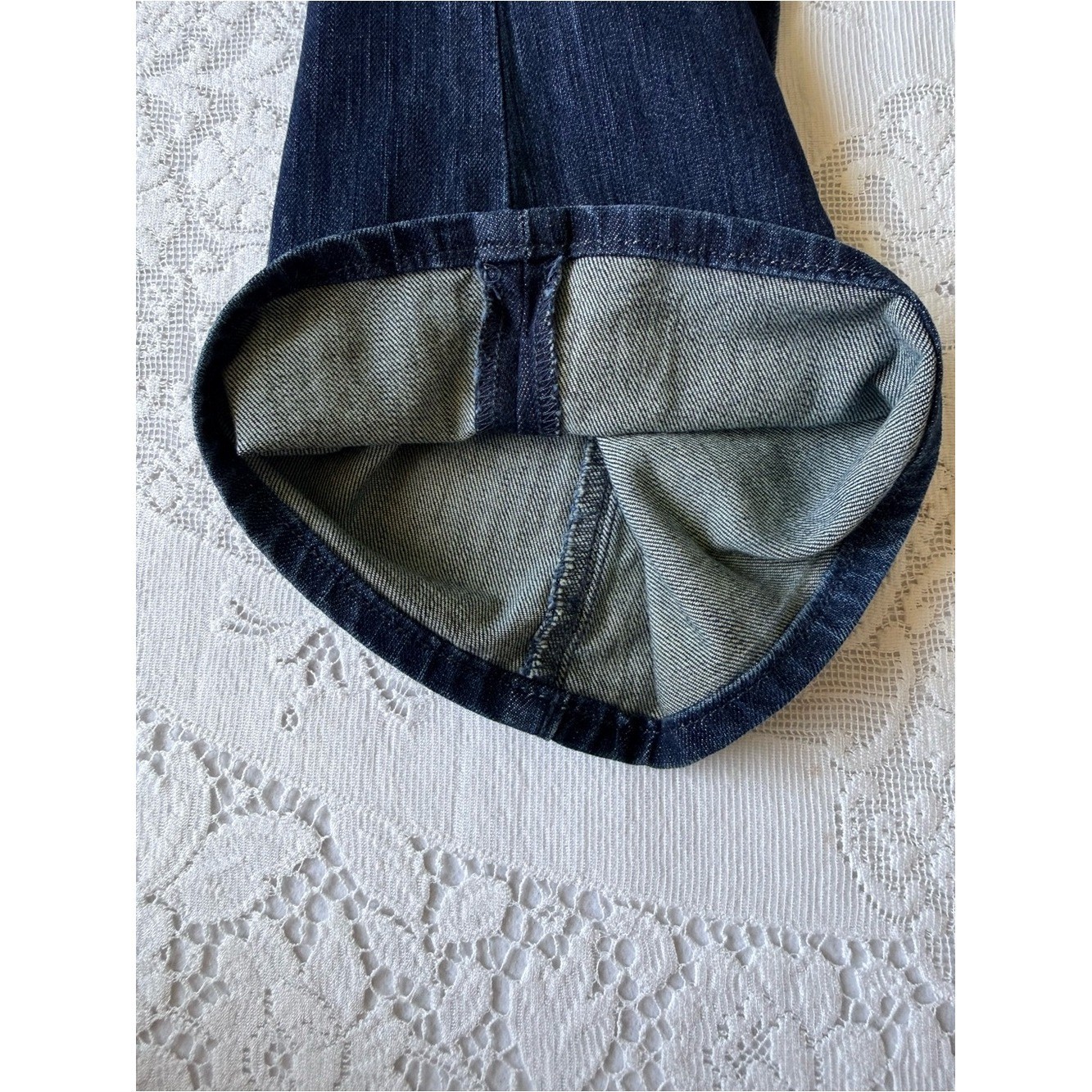 Old Navy The Flirt Bootcut Jeans Size 10 Mid-Rise Dark Wash Holiday 2008 Vintage