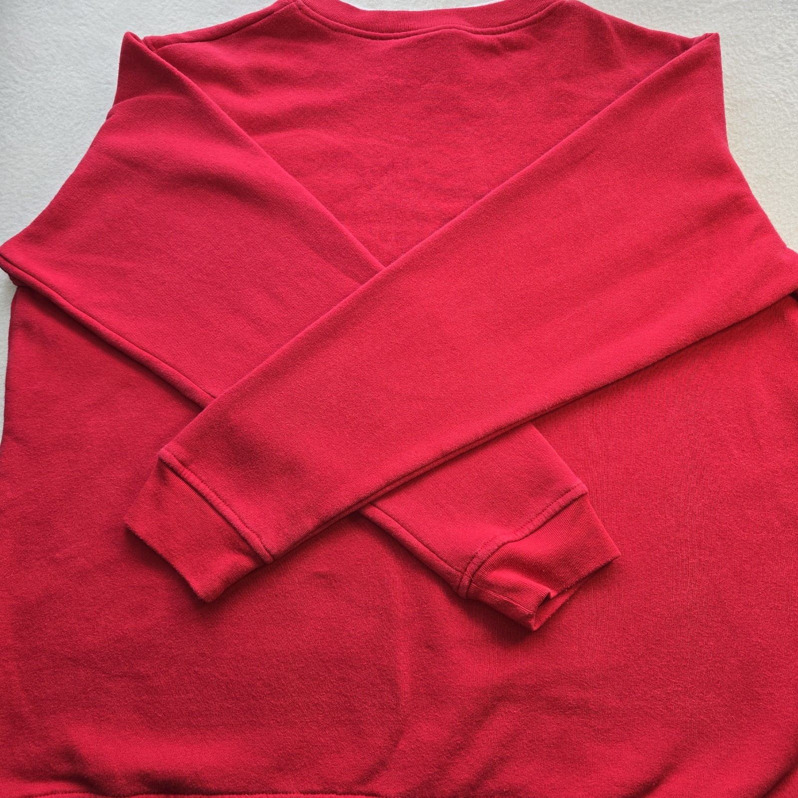 Vintage 90s Comfort Corner Double Collar Sweatshirt Embroidered Heart Red Large