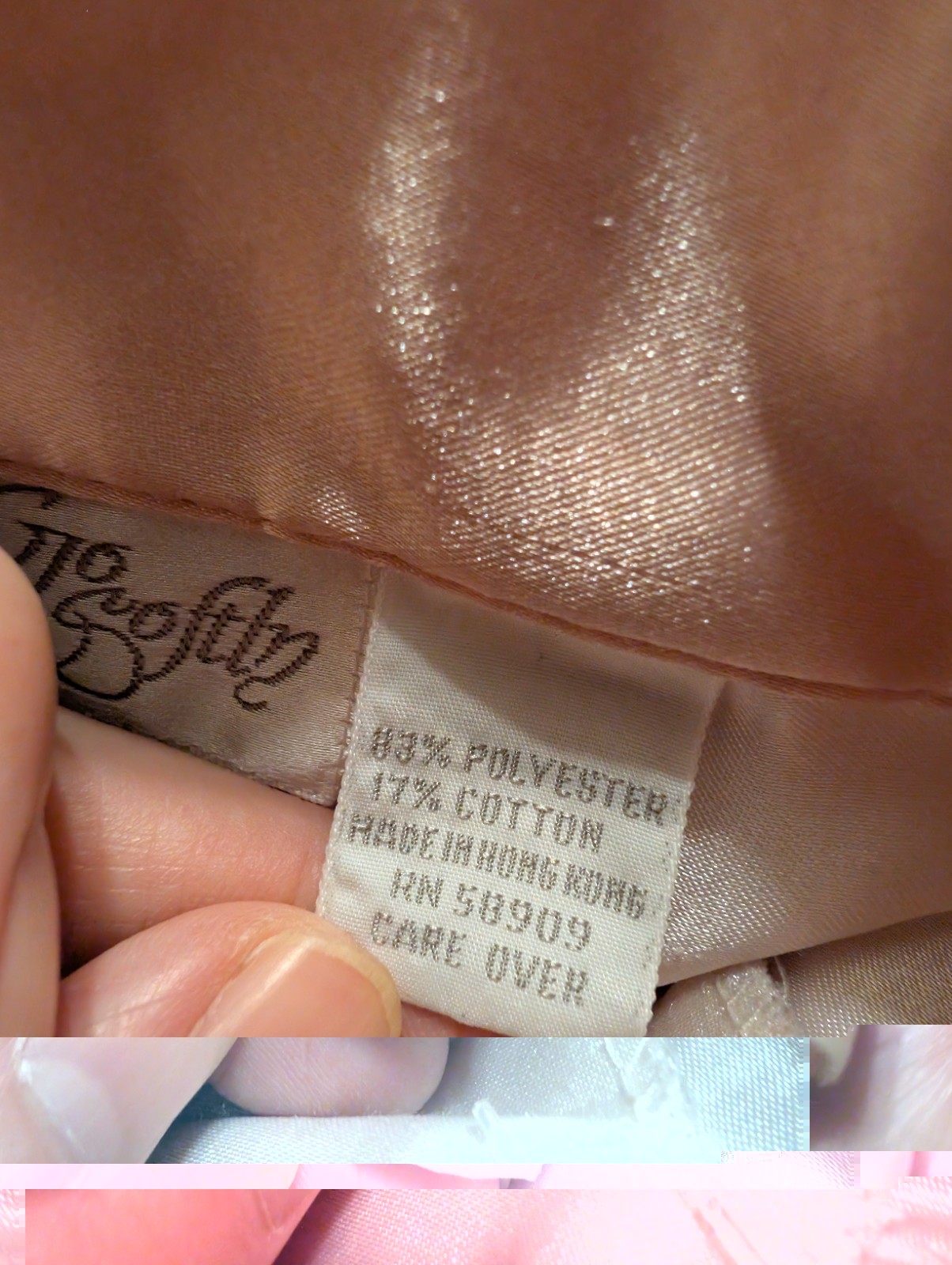 Vintage 80s Go Softly Satin Nightshirt S Pink Embroidered Lingerie Sleepwear