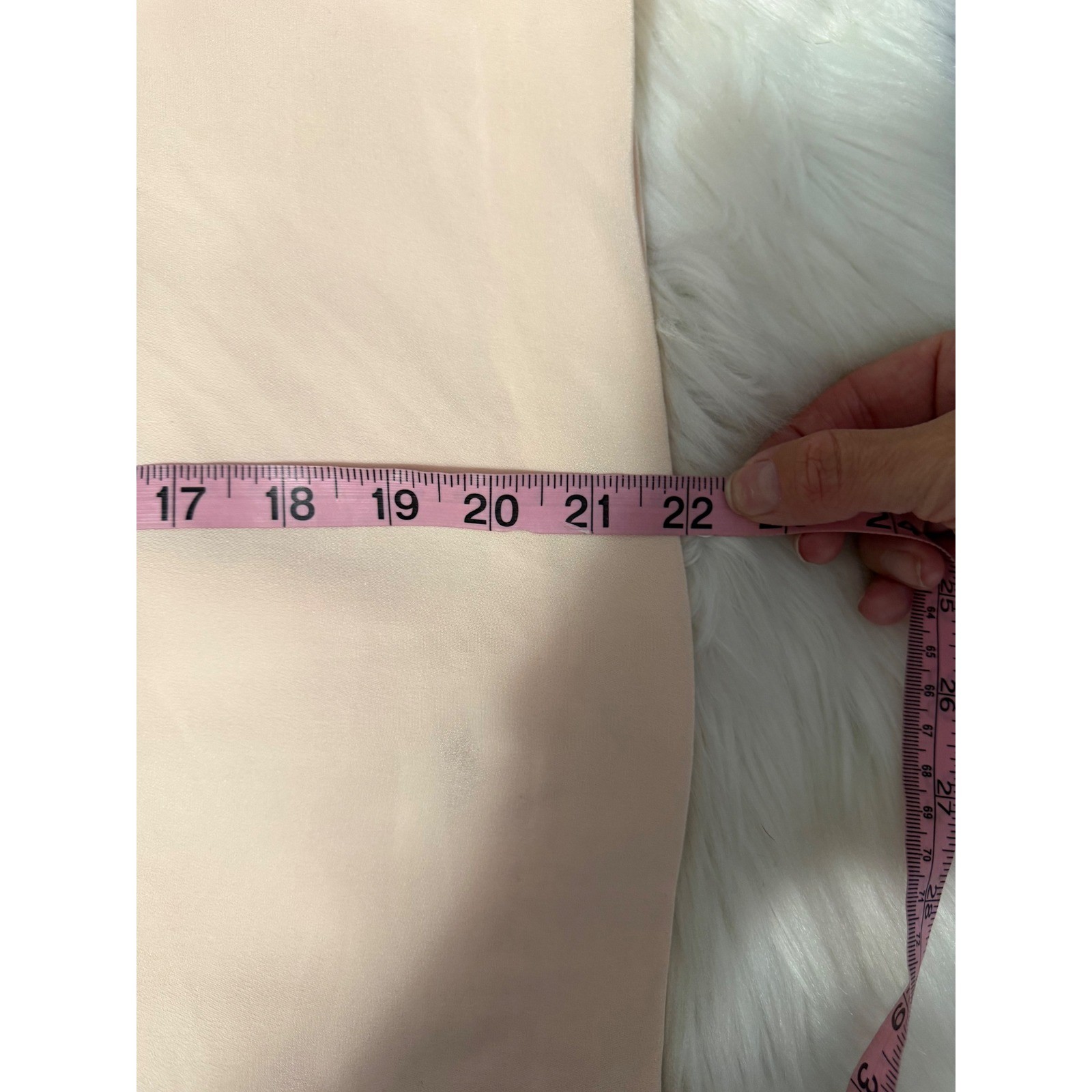 Vintage Chaus – Silk Blush Pink Petite Pencil Skirt Feminine Classic Old Money