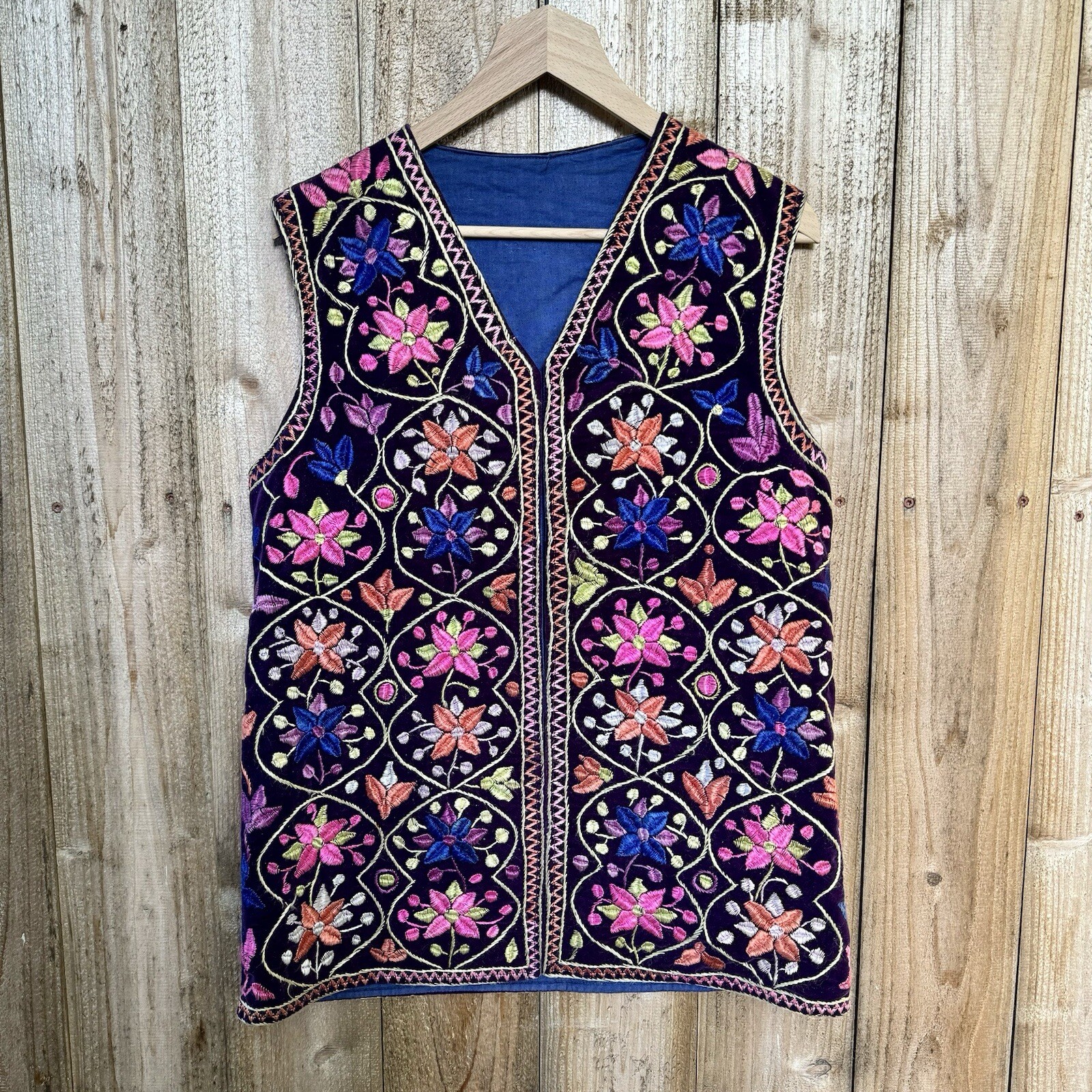 Late 60s/early 70s Bohemian Embroidered Vest