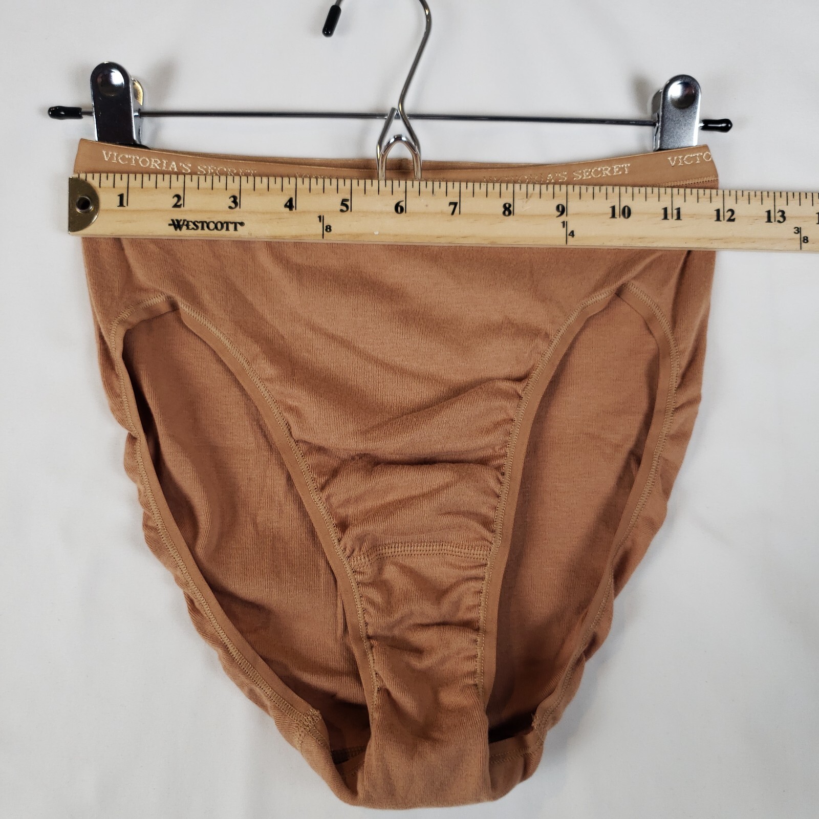 Vtg Victorias Secret Cotton Thick Signature Band Hi Leg Panty Medium 2008 NWT