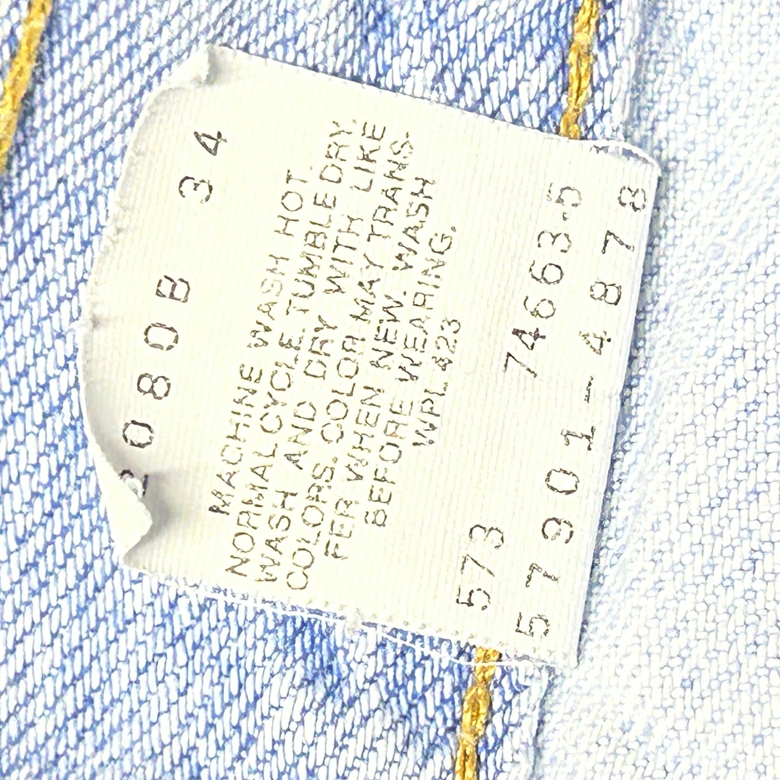 Levi’s Native Blue Jeans Light Wash Womens 7 Vintage High Rise Tapered USA Made