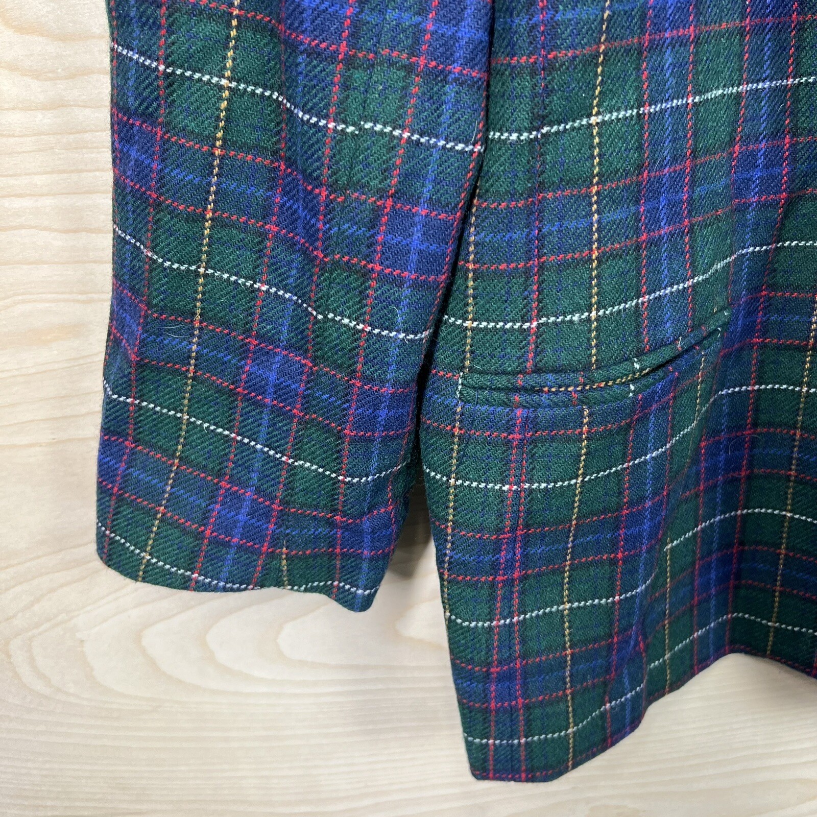 VTG Joan LESLIE Plaid Jacket Blazer Womens 20W & Skirt Set 24w