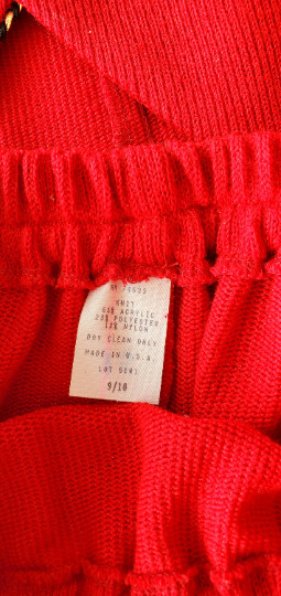 Vintage 90’s – Linda Hutley -Red Color Blazer & Skirt-Designer Jeffrey and Dara