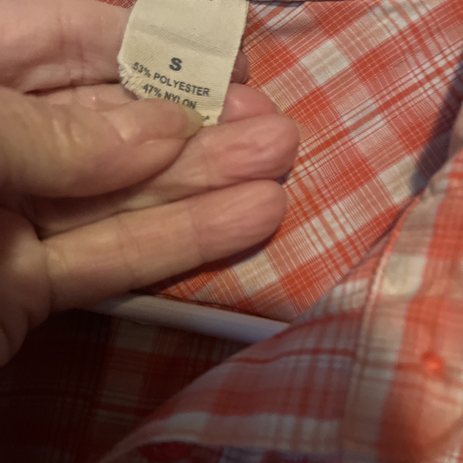 Vintage Pat Perkins Shirt Dress Small plaid pinks