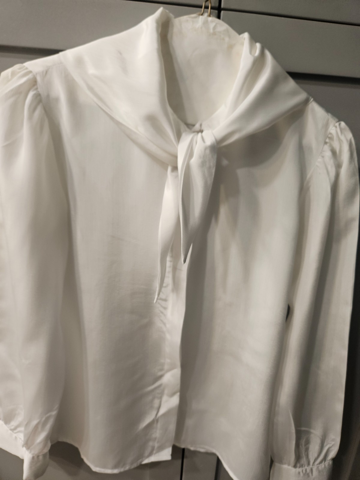 Vintage – Late 1980’s To Early 1990’s White Blouse – Size 4