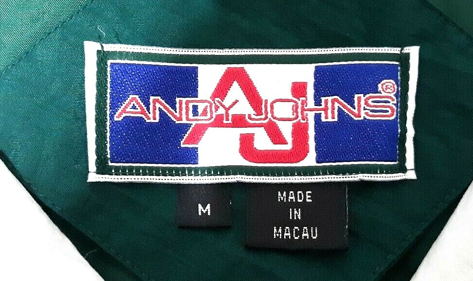 Vintage Windbreaker Nylon Jacket 1980s Andy Johns Women’s Size Medium