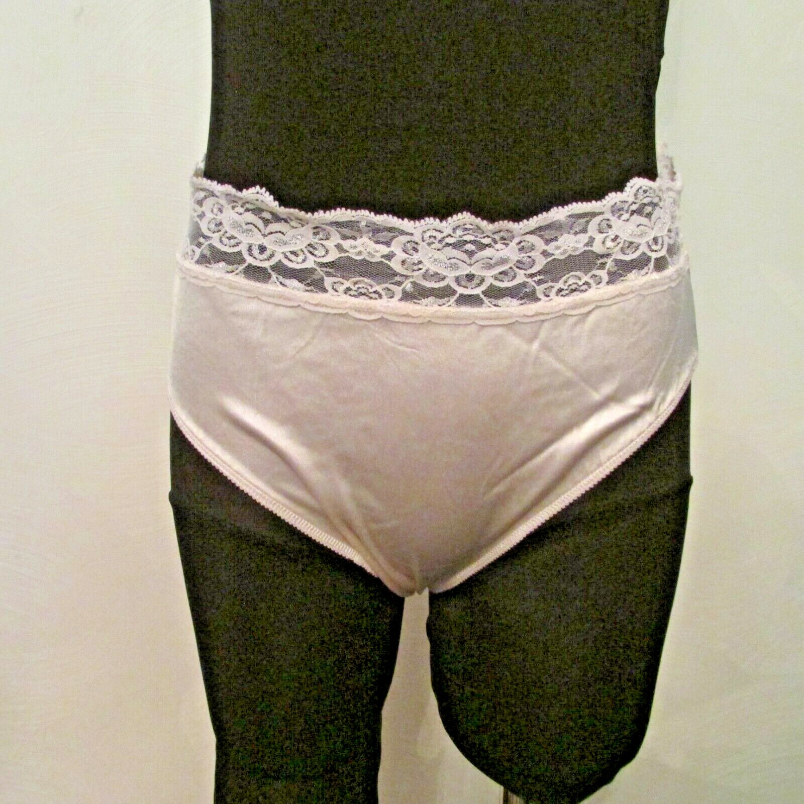 Victoria’s Secret Gold Crown Label Second Skin Lace Waistband Hi-Leg Panties S/5