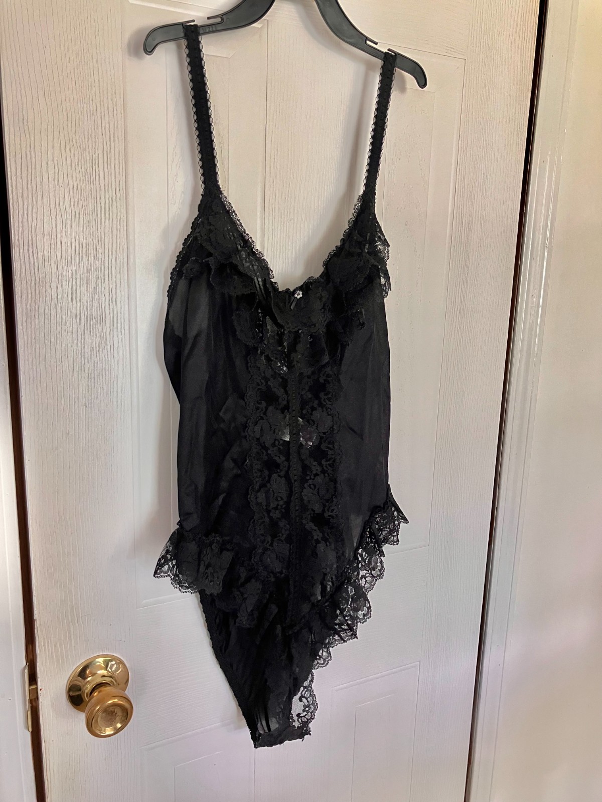 Vintage black lace lingerie bodysuit dark academia romantic goth fairygoth punk
