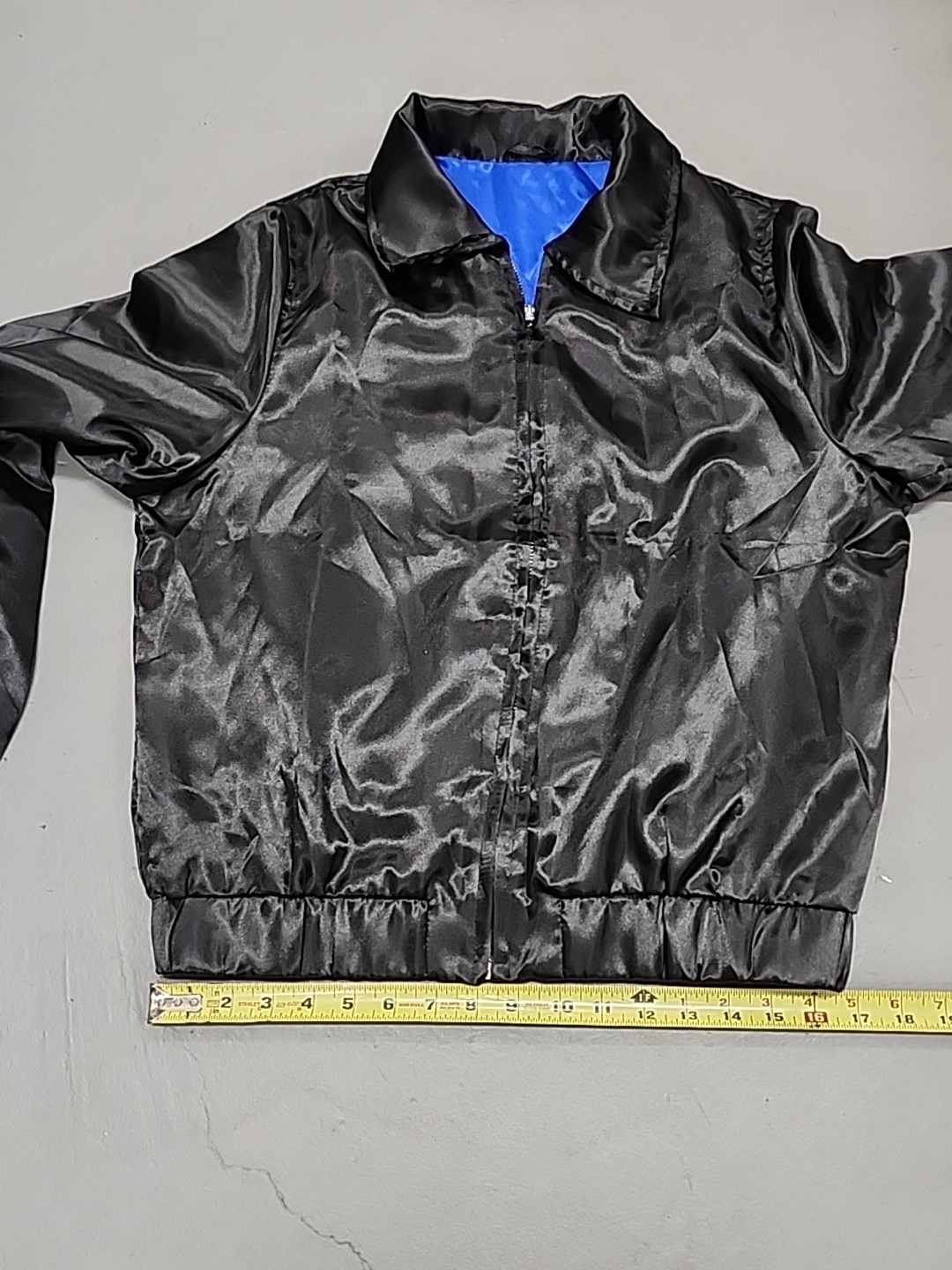 Vintage Barry Manilow Sequins Black Lightweight Jacket XL Rare