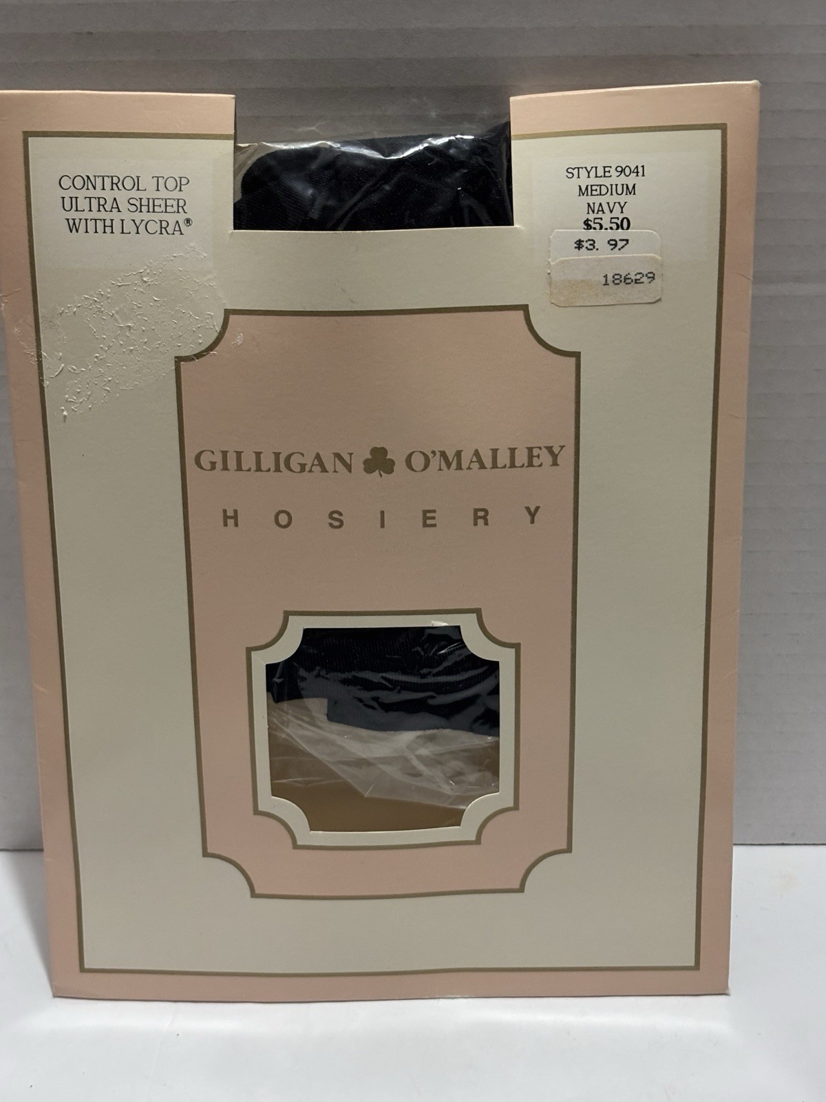 Lot 3 Vintage Vassarette, Heiress & Gilligan O’Malley Pantyhose 2 Navy, 1 Tan.