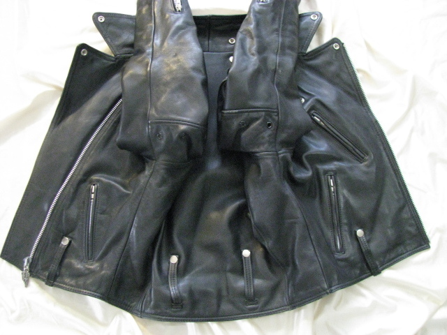 Harley Davidson Motorcycle Leather Jacket H-D Vtg 90s Cycle Champ Queen S 36 W