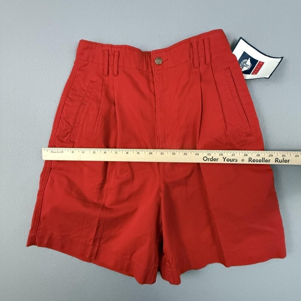 Vintage Dockers Shorts Womens 8 Pleated High Rise Cotton 90’s Cotton Deadstock