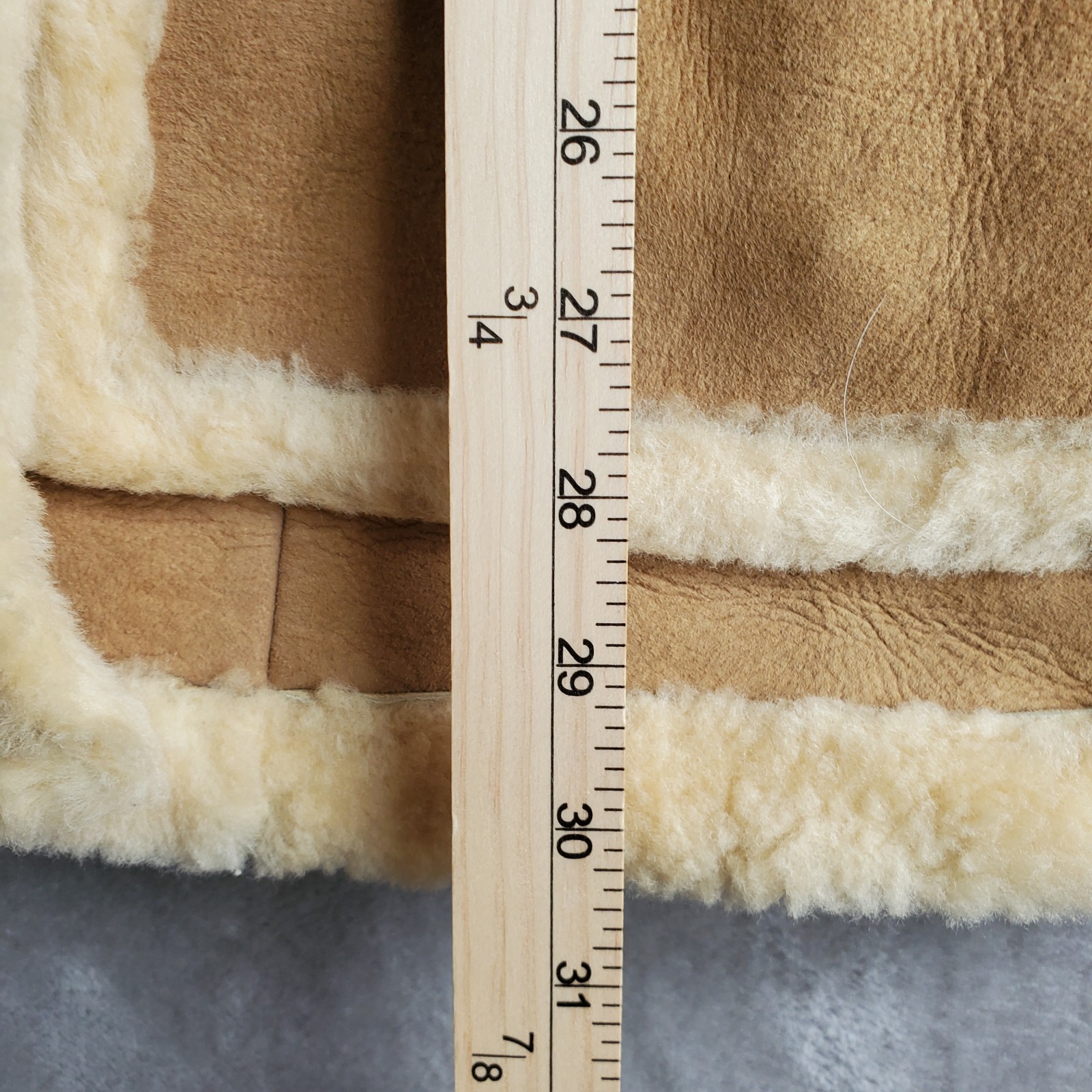 Vintage Knight Tailors Shearling Sheepskin Coat Genuine 70s Rancher Womens 10