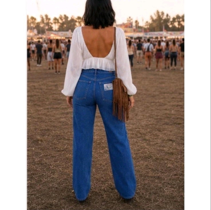Rare Vintage 1979 Levi’s Plowboy Wide Leg Jeans 26×32 Bareback 70s Heritage