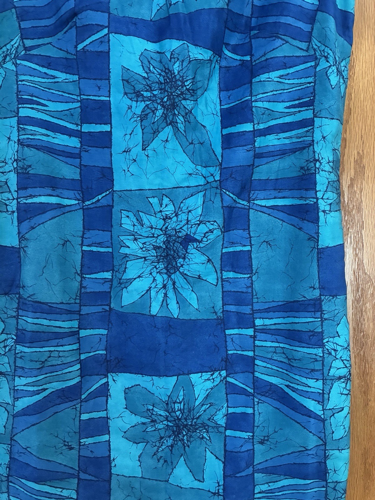 Hawaiian Creations Sleeveless Dress By Stan Hicks, Vintage, Sz Small, Turquoise