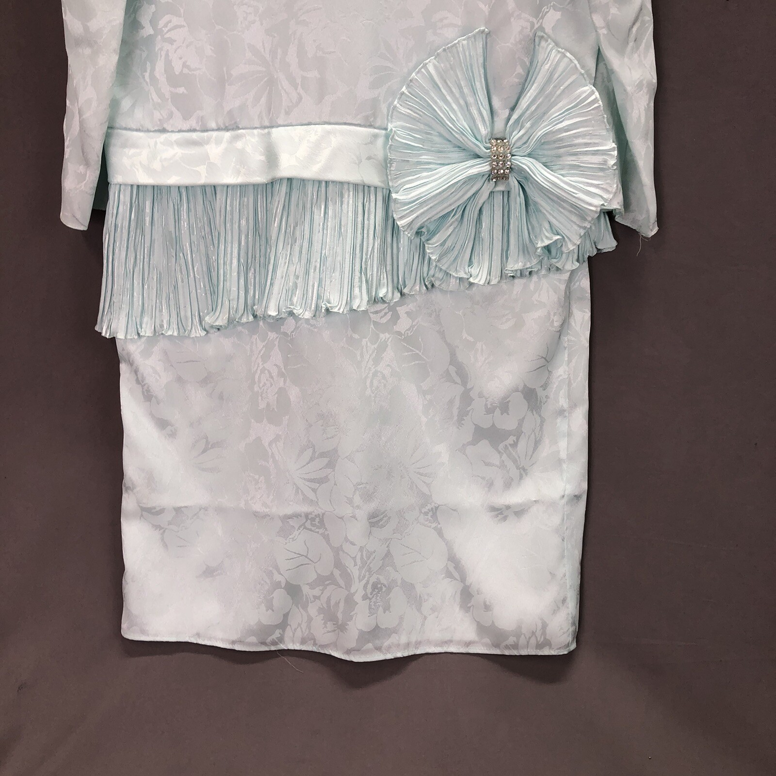 VINTAGE MICHAEL MARCELLA LTD BARBARA CHODOS PALE BLUE FANCY DRESS SIZE 12