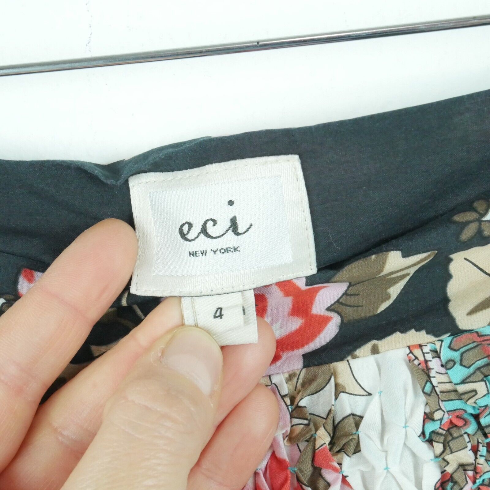 Eci 4 Skirt Y2K Mini Dainty Paisley Twee Coquette Fairy Boho Floral Feminine