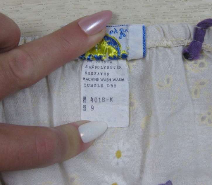 Vintage 70s Paper Moon by Yvette Midi Dress (9) Floral Eyelet Cottagecore Maiden