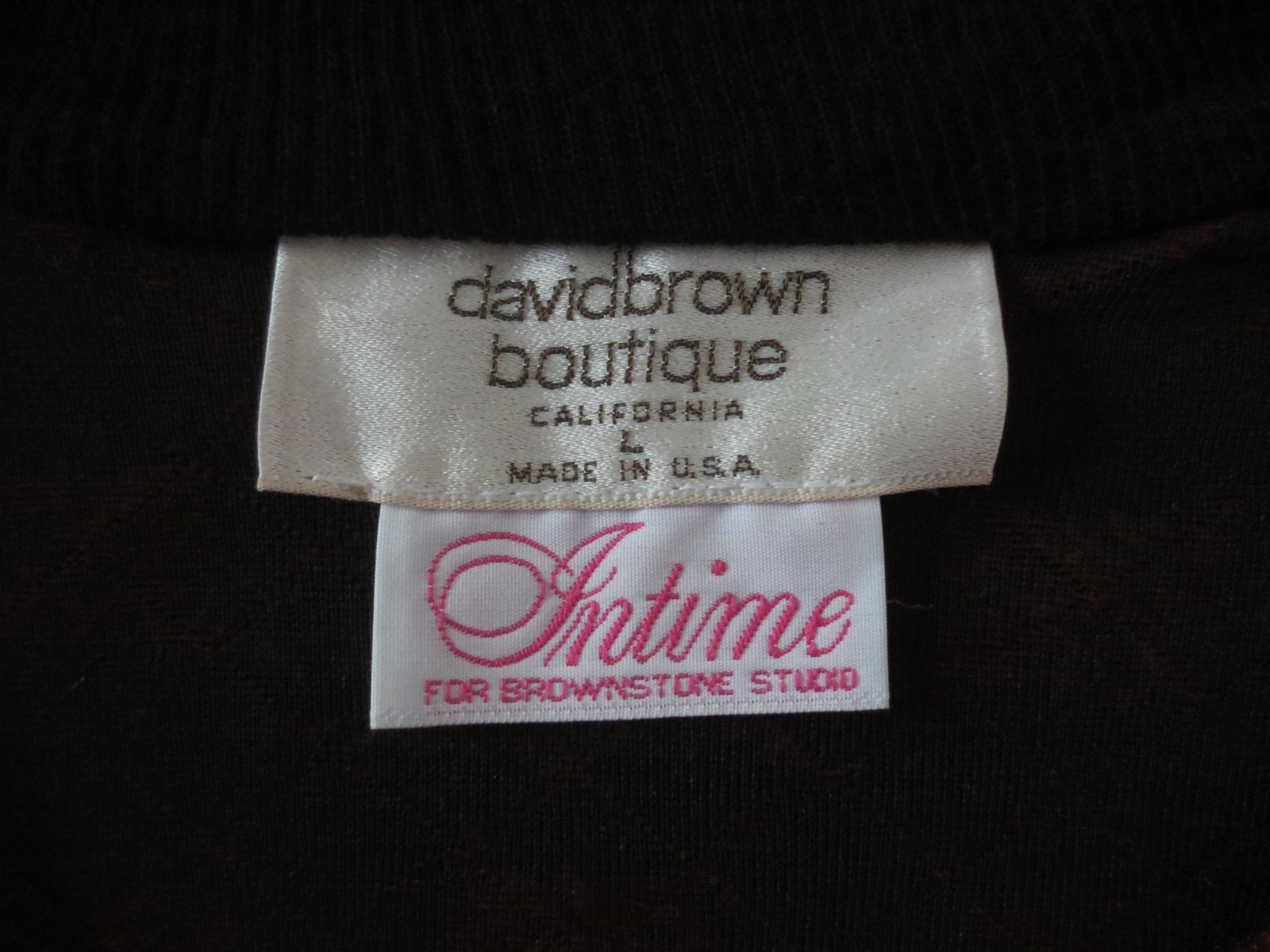 BROWNSTONE STUDIO ROBE Vintage Never Worn 1990s Designer DavidBrown Original Tag