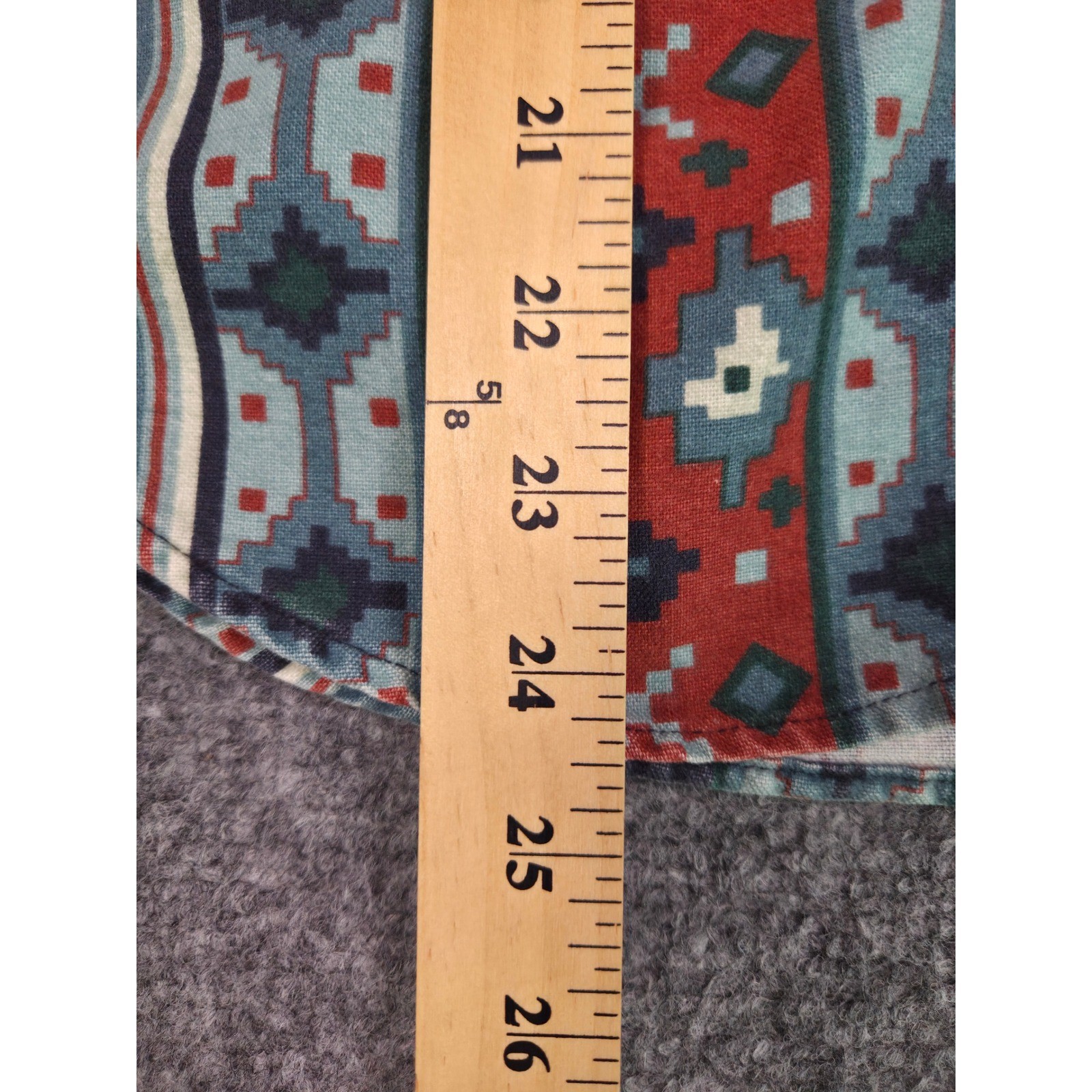 Vintage 90s Woolrich Button Down Shirt Womens S Multi Color Southwestern Aztec