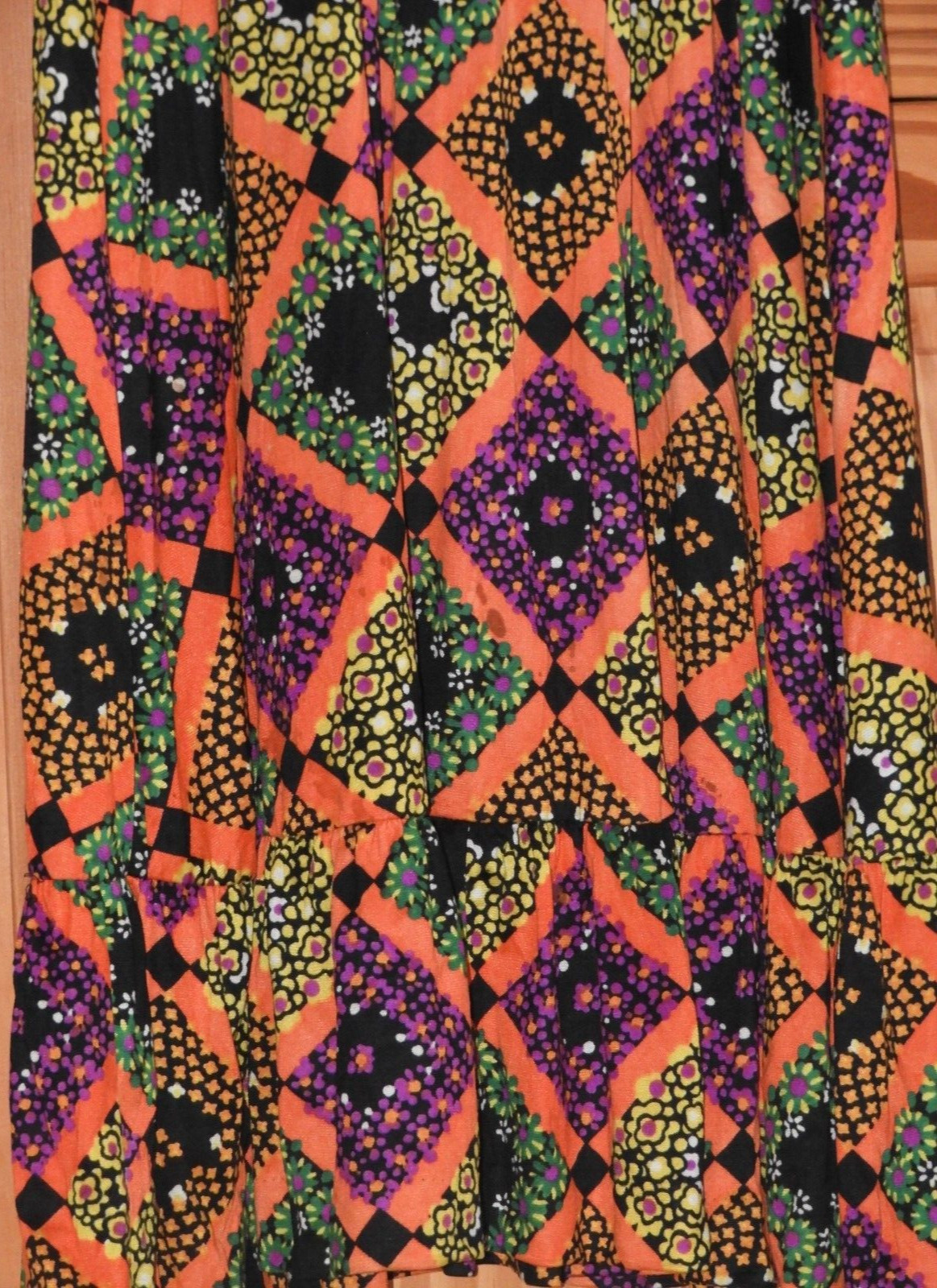 Meleny Road Retro Dress Costume Halloween Sylvia Madon Hippie Sz 11 Small 70’s