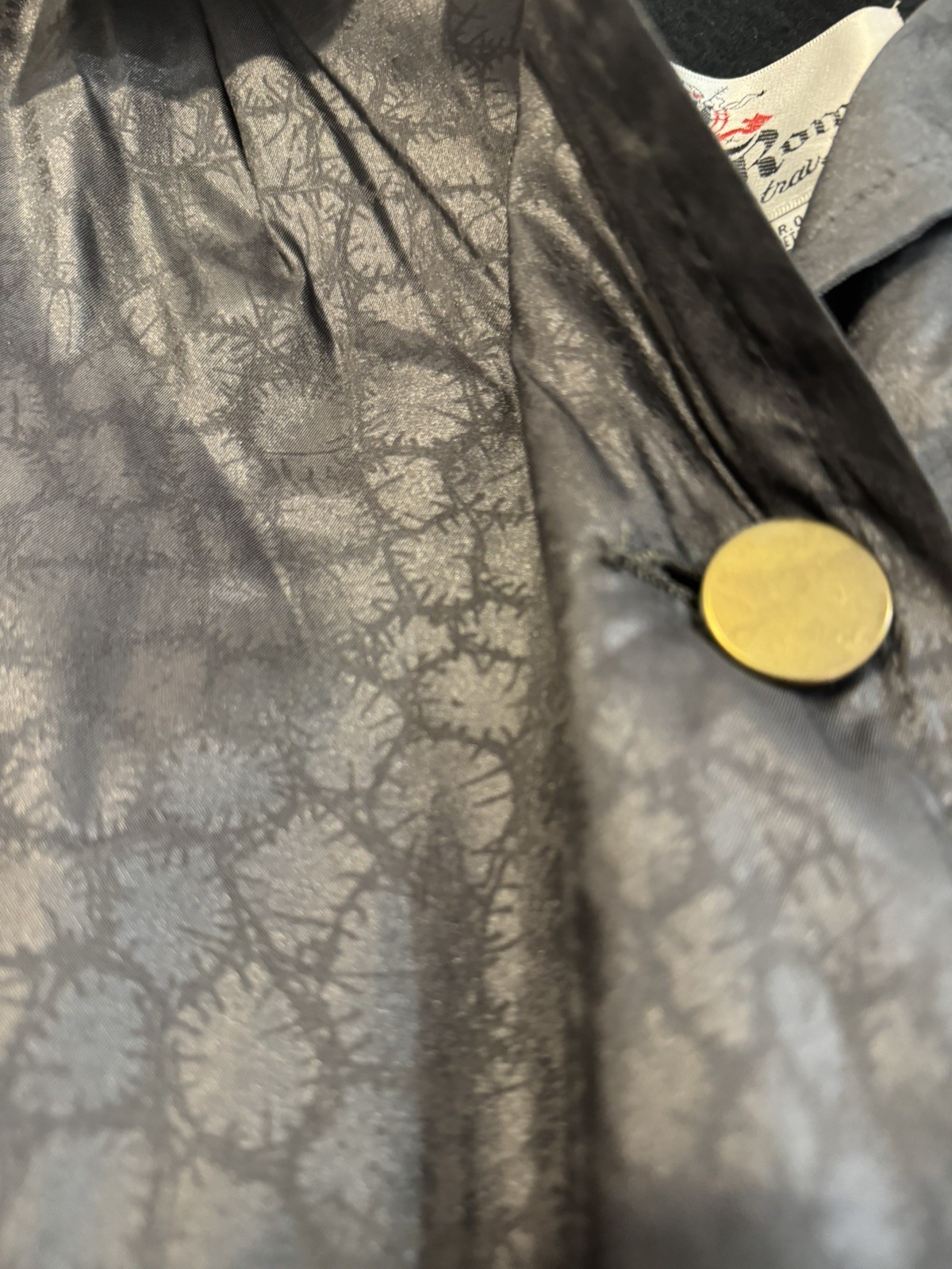 Vintage Count Romi 60s Gray Trench Coat With Removable Lining Size 14