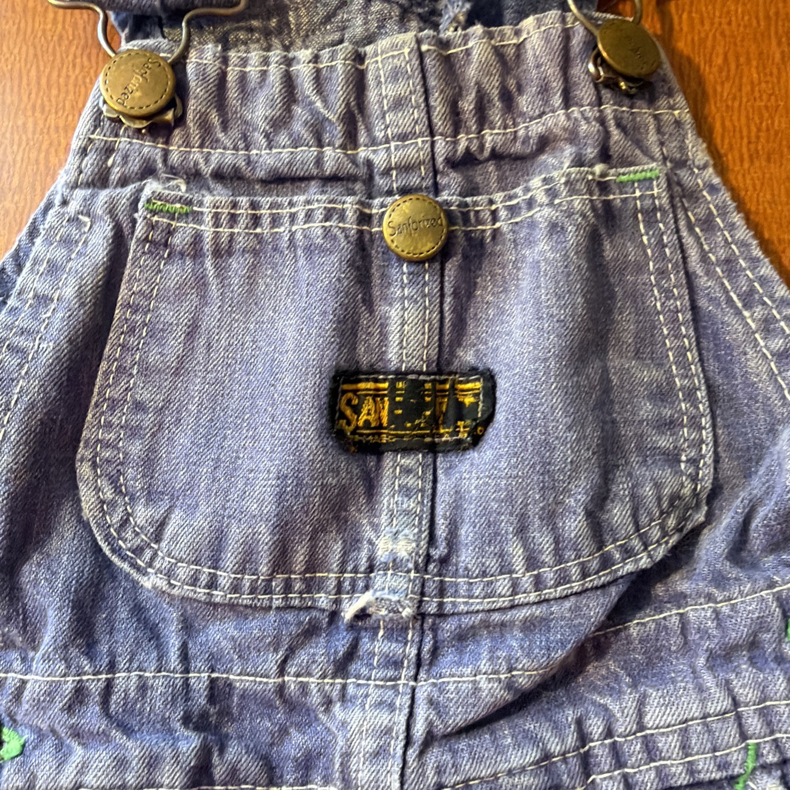 Vintage Washington Dee Cee Kids 2-3T Denim Overalls Sanforized USA 60s 70s