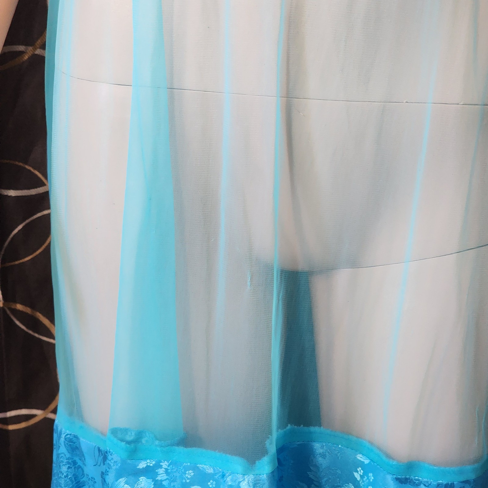 Rare 1980s – 1999 Mature Women’s Dress Set Size 22 Blue 2 Peice Button Up OOAK