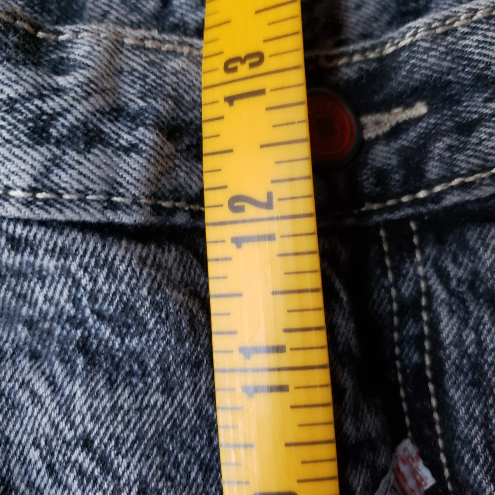 VTG 80s Gitano Black Acid Wash Tapered Jeans Sz 14 RUNS SMALL 27″W DISTRESSED
