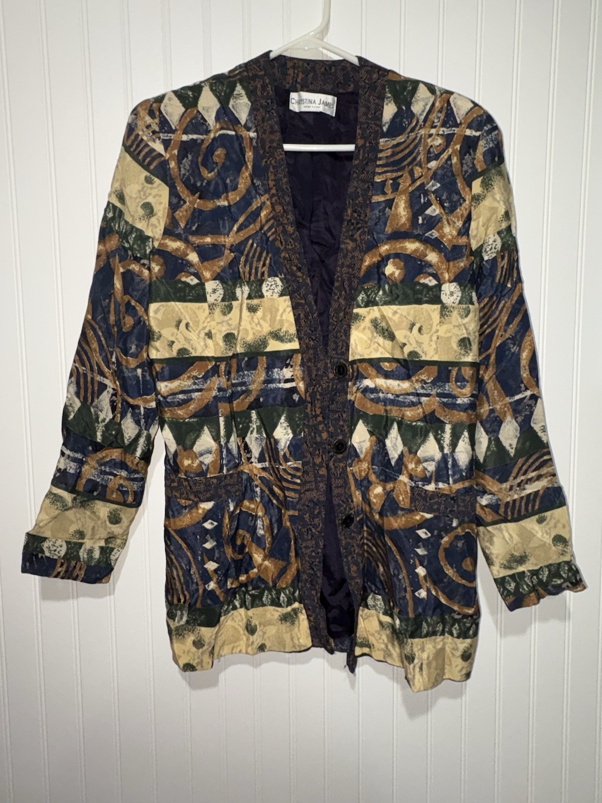 Vintage Christina James New York Blazer| Size XL