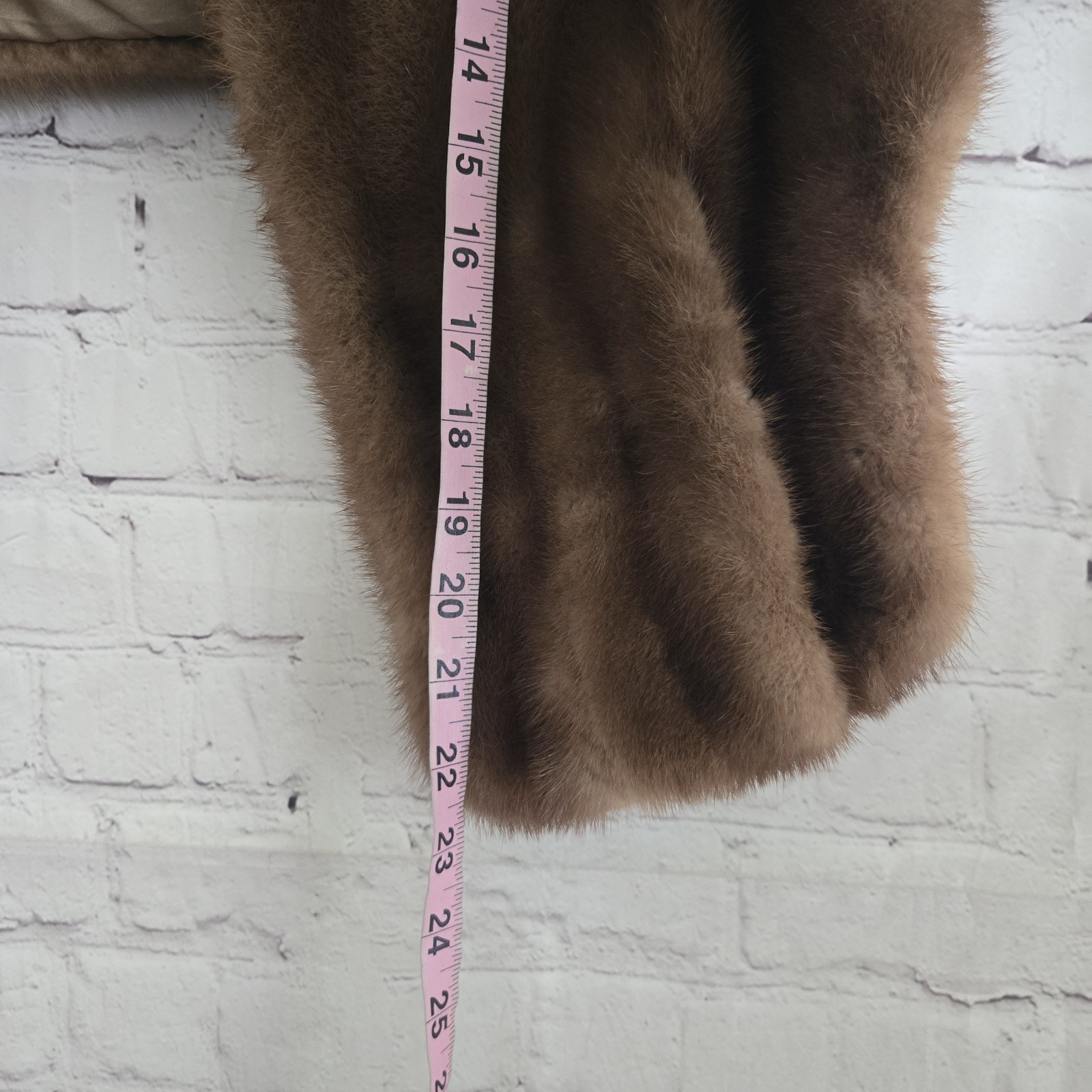 Vintage 50s Mink Fur Capelet Stole MobWife Glamour MCM Luxury