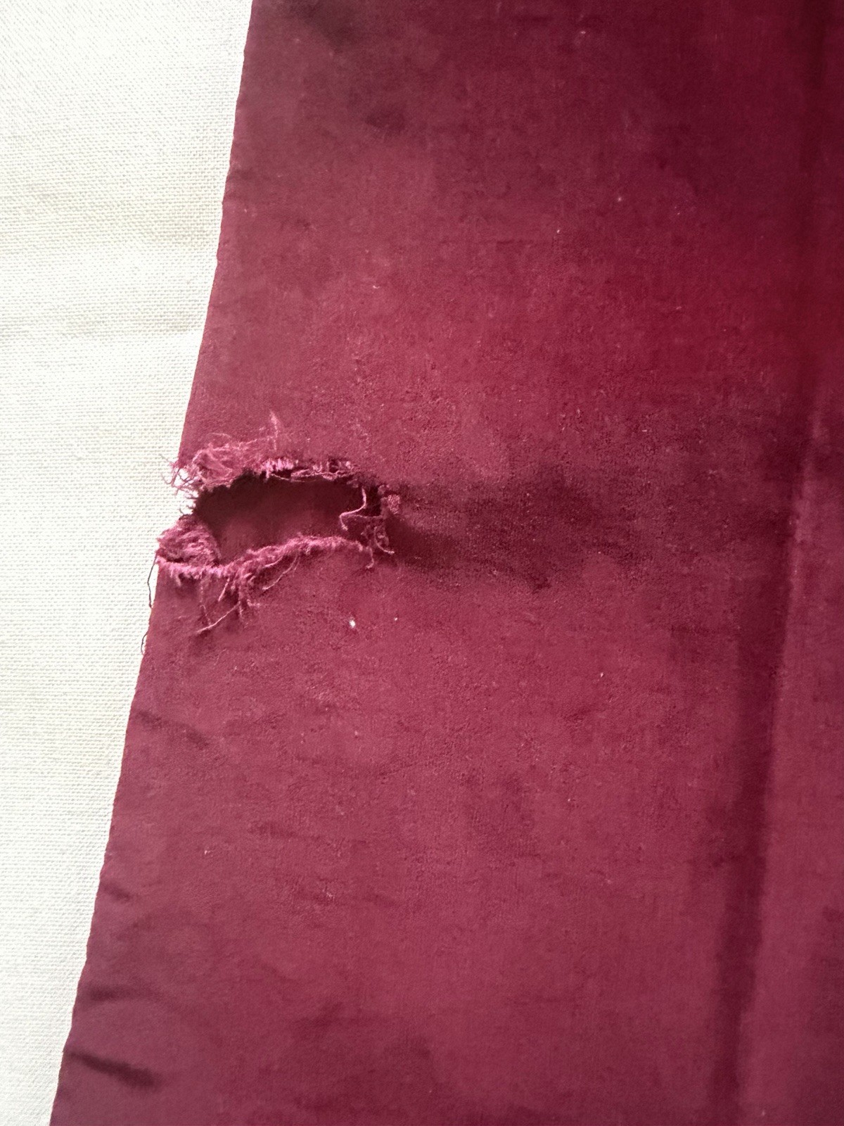 1970s VTG Levi’s For Me Burgundy Velvet Pants USA Tag Size 14 TLC Rare NOS