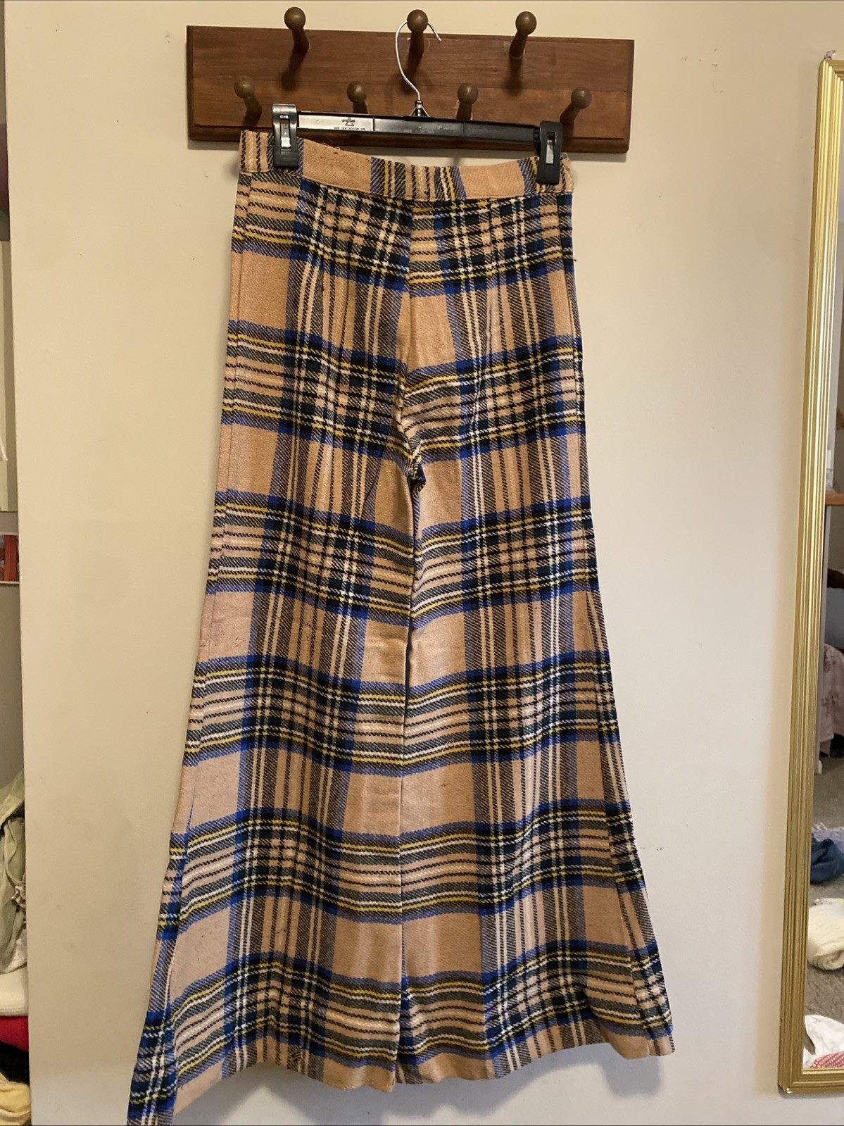 Authentic Vintage 1970’s Happy Legs Wool Bell bottoms