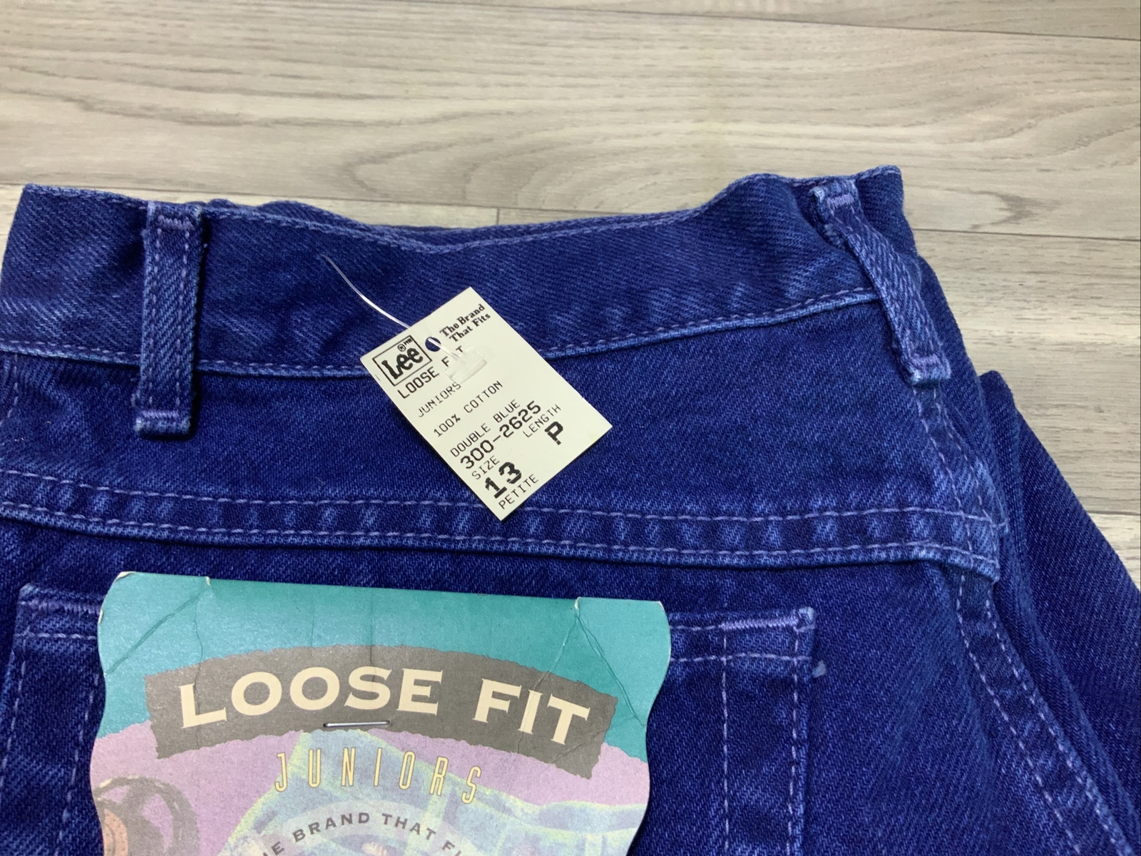 NWT Lee Jeans Junior Size 13 Petite Straight Leg Women’s 32×28 Vtg Loose Fit