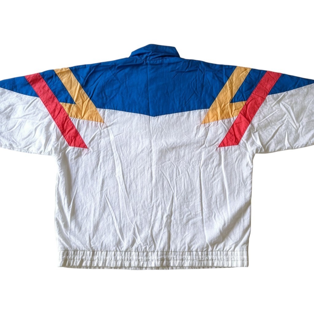 Vintage 1990s JCPenney Olympic Windbreaker | USA Colorblock Nylon Jacket