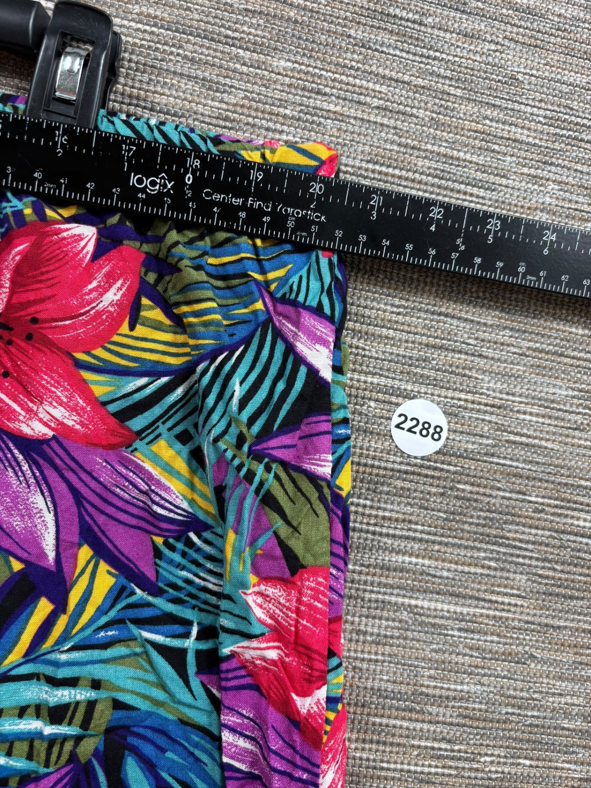 Vintage Separate Issue High Rise Floral Tropical Shorts Womens Sz 1X Multicolor