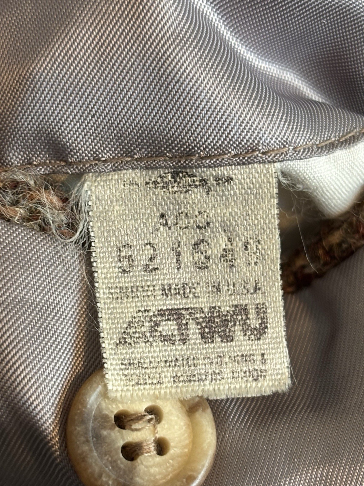 Harris Tweed Blazer Land’s End Charter Collection Herringbone Wool Jacket 42 L