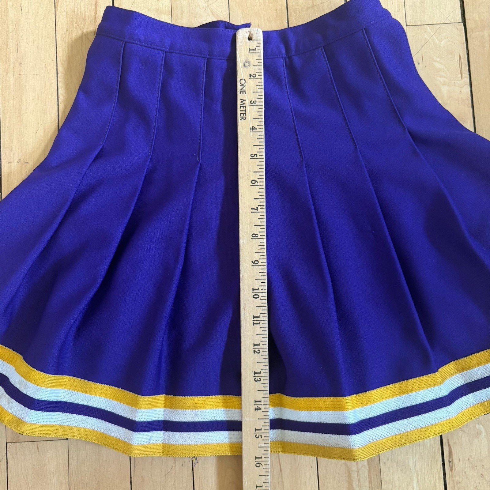 VTG Varsity Spirit Fashions Skirt Sz 5 Purple Yellow Minnesota Vikings LSU Tiger