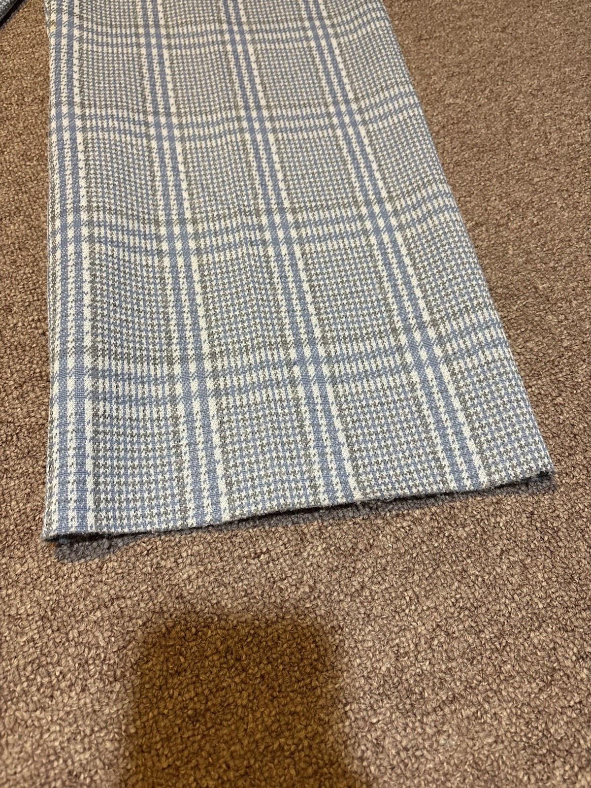 JC Penney Fashions Vtg Womens 18 Tartan Plaid 70s Loose Flare Hippie