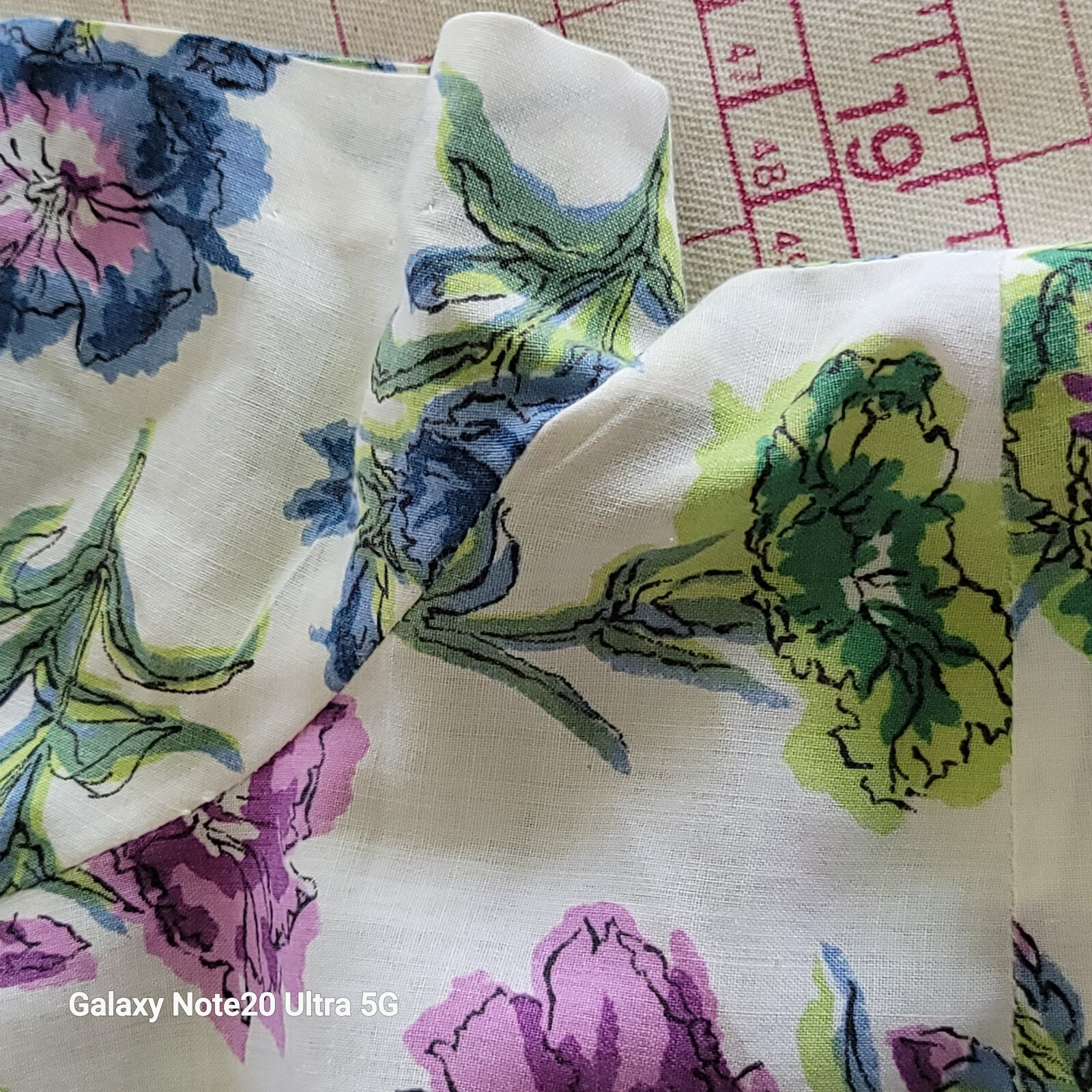 VTG Tanner Of North Carolina Farmcore Floral Cotton Tea Midi Dress Sz 8
