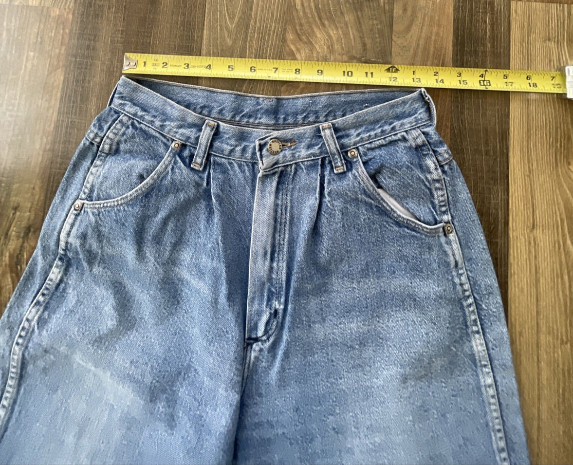 Rustler Wrangler Misses Jeans size 12 Made in USA Tapered W26 L28