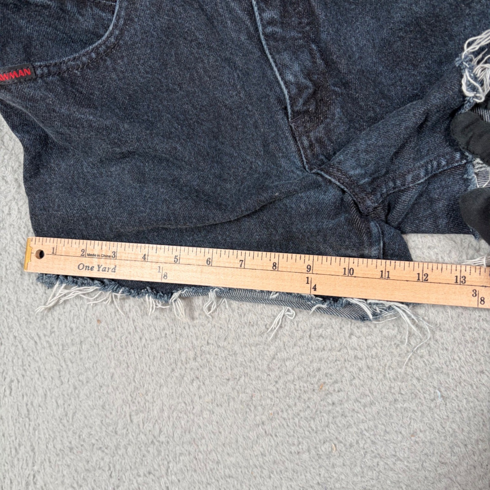 Vintage Lawman World Class Denim High Waisted Cutoff Shorts Western Retro Size 5